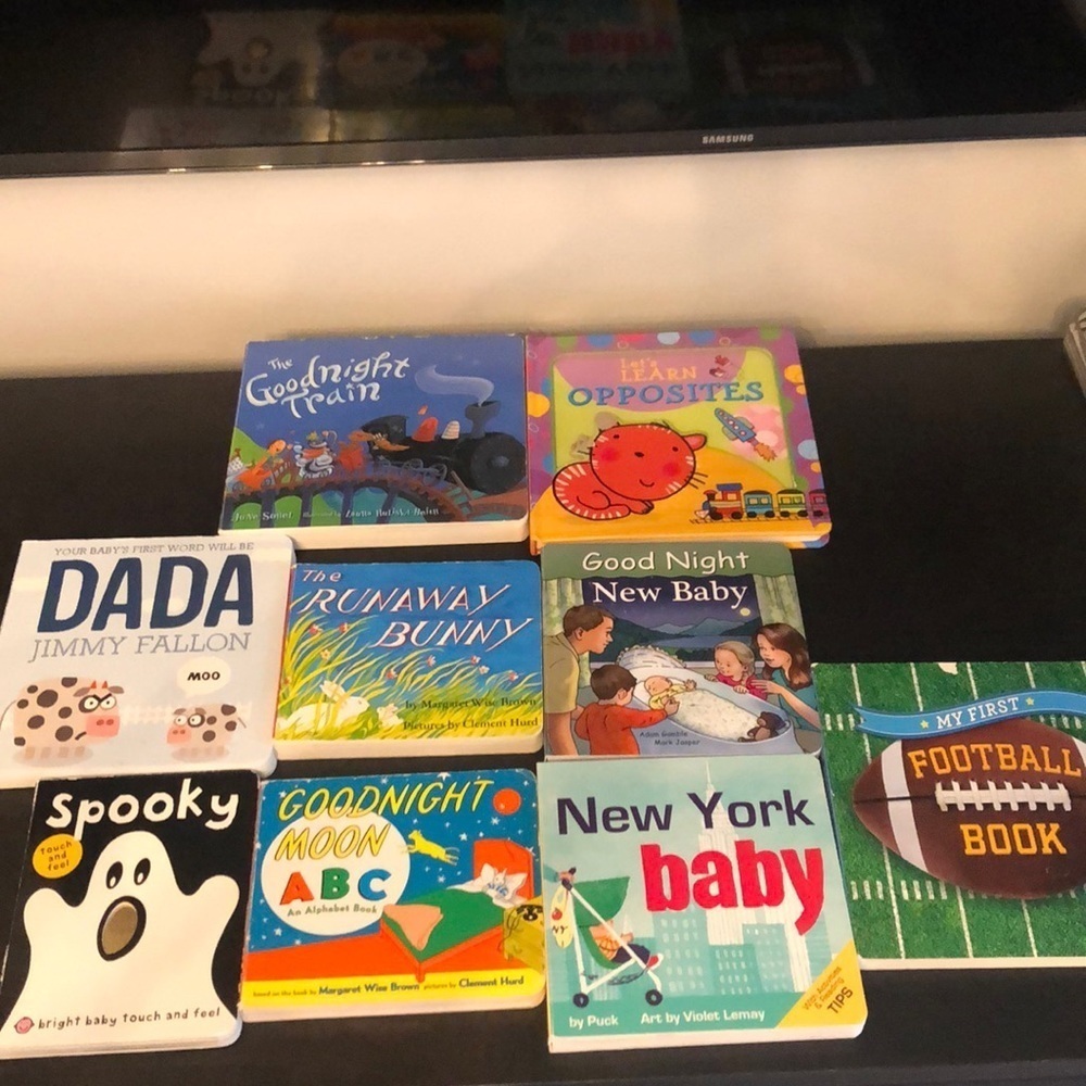 9 baby books, all in great shape
